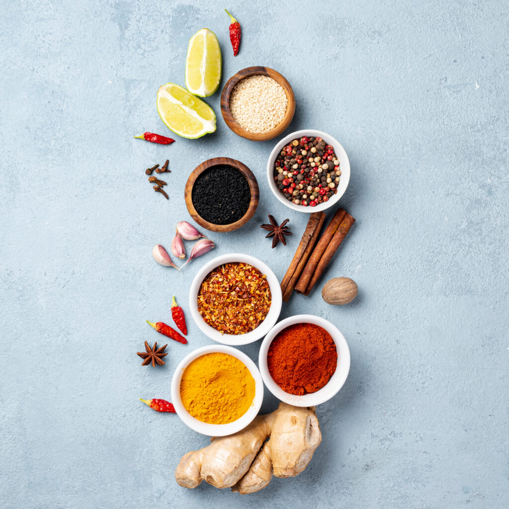 Common kitchen spices